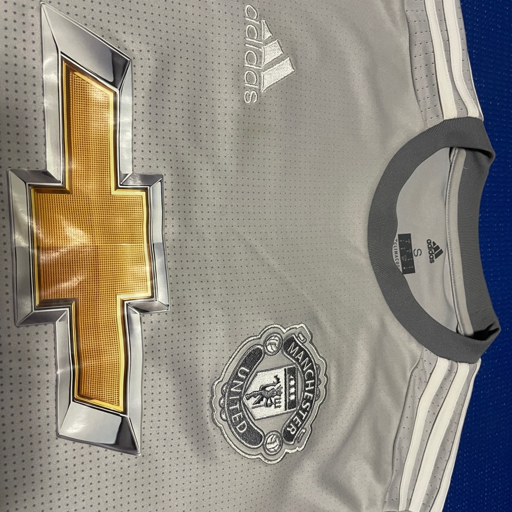 Adidas Gray Manchester United Jersey